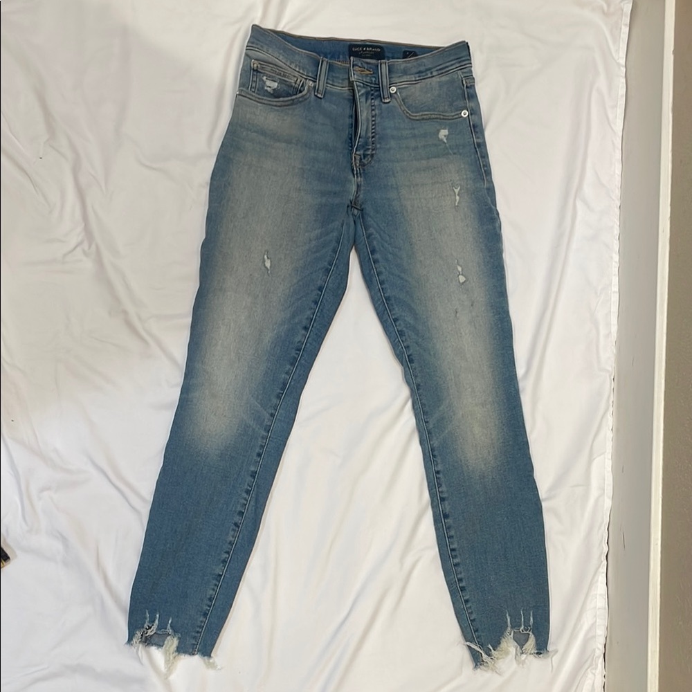 Lucky Brand Light Blue Cropped Jeans